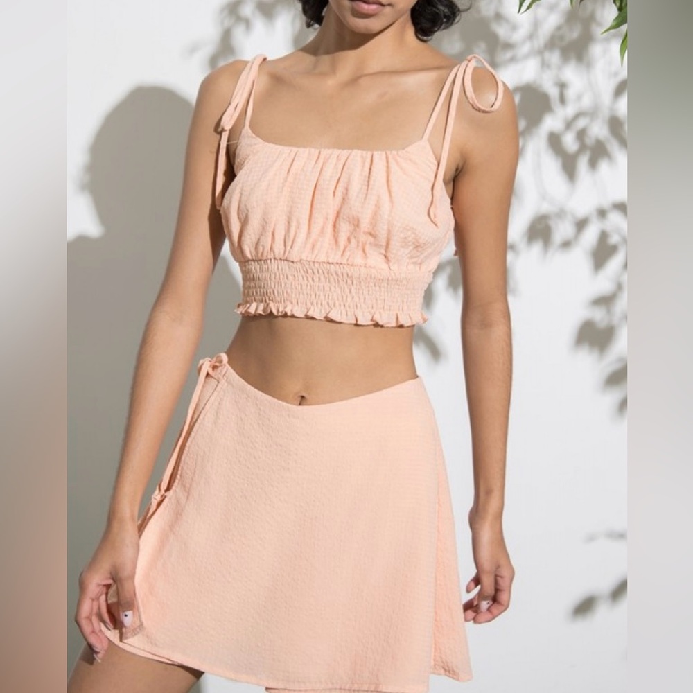 Papermoon Top & Skort Set in Peach